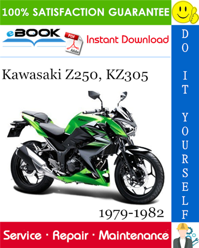 Thumbnail ☆☆ Best ☆☆ Kawasaki Z250, KZ305 Motorcycle Service Repair Manual 1979-1982 Download