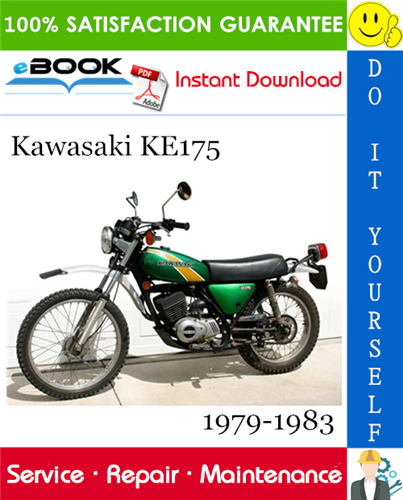 Thumbnail ☆☆ Best ☆☆ Kawasaki KE175 Motorcycle Service Repair Manual 1979-1983 Download