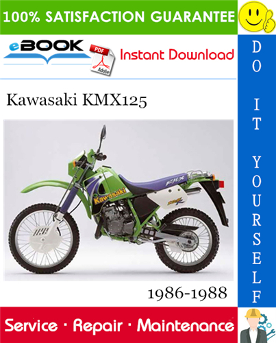 Thumbnail ☆☆ Best ☆☆ Kawasaki KMX125 Motorcycle Service Repair Manual 1986-1988 Download