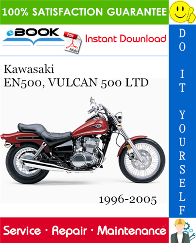 Thumbnail ☆☆ Best ☆☆ Kawasaki EN500, VULCAN 500 LTD Motorcycle Service Repair Manual 1996-2005 Download