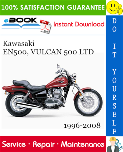 Thumbnail ☆☆ Best ☆☆ Kawasaki EN500, VULCAN 500 LTD Motorcycle Service Repair Manual 1996-2008 Download