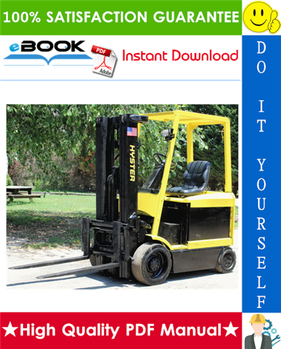 Thumbnail ☆☆ Best ☆☆ Hyster E45Z, E50Z, E55Z, E60Z, E65Z (G108) Forklift Trucks Service Repair Manual