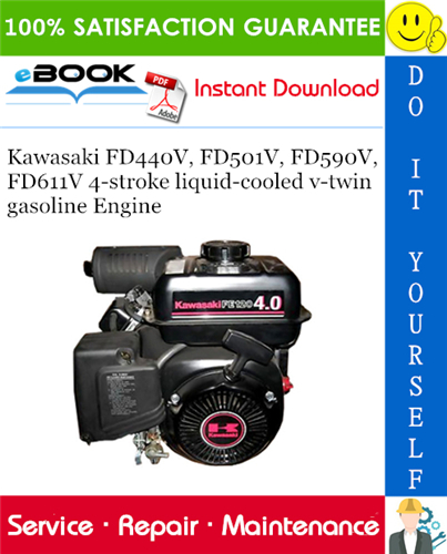 Thumbnail ☆☆ Best ☆☆ Kawasaki FE120, FE170 , FE250, FE290, FE350, FE400 4-stroke air-cooled gasoline engine Service Repair Manual 