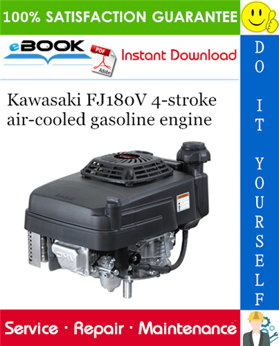 Thumbnail ☆☆ Best ☆☆ Kawasaki FJ180V 4-stroke air-cooled gasoline engine Service Repair Manual 