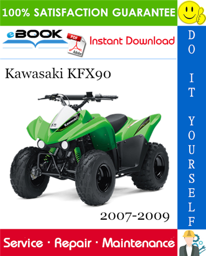 Thumbnail ☆☆ Best ☆☆ Kawasaki KFX90 All Terrain Vehicle Service Manual Supplement 2007-2009 Download