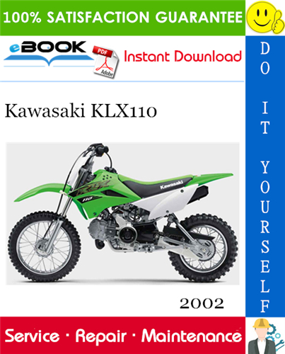 Thumbnail ☆☆ Best ☆☆ 2002 Kawasaki KLX110 Motorcycle Service Repair Manual 