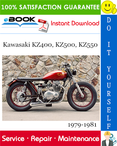 Thumbnail ☆☆ Best ☆☆ Kawasaki KZ400, KZ500, KZ550 Motorcycle Service Repair Manual 1979-1981 Download