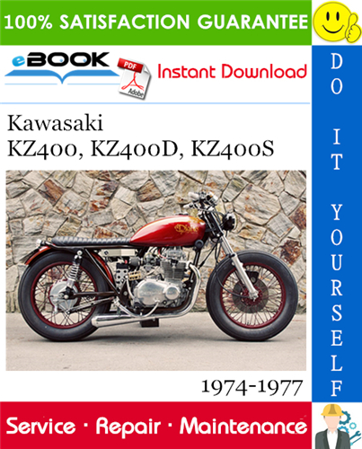 Thumbnail ☆☆ Best ☆☆ Kawasaki KZ400, KZ400D, KZ400S Motorcycle Service Repair Manual 1974-1977 Download