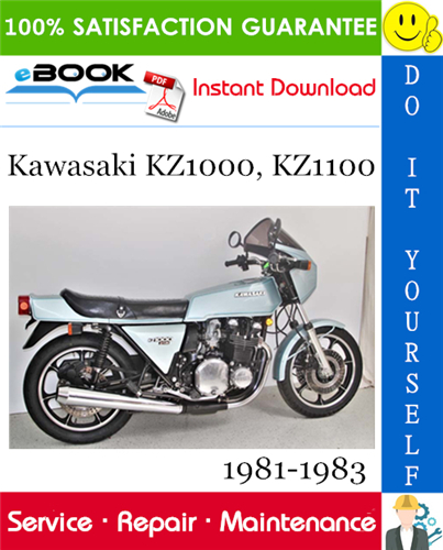 Thumbnail ☆☆ Best ☆☆ Kawasaki KZ1000, KZ1100 Motorcycle Service Repair Manual 1981-1983 Download Thumbnail ☆☆ Best ☆☆ Kawasaki KZ1000, KZ1100 Motorcycle Service Repair Manual 1981-1983 Download
