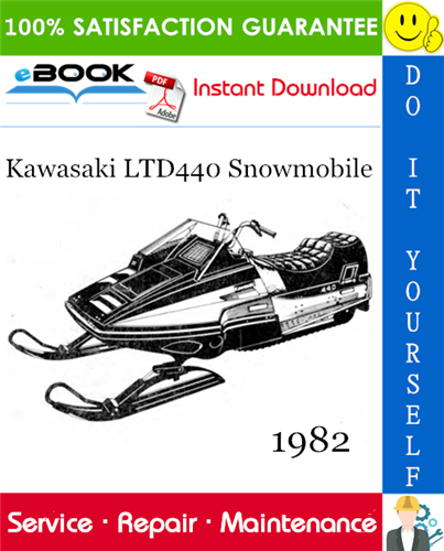 Thumbnail ☆☆ Best ☆☆ 1982 Kawasaki LTD440 Snowmobile Service Repair Manual