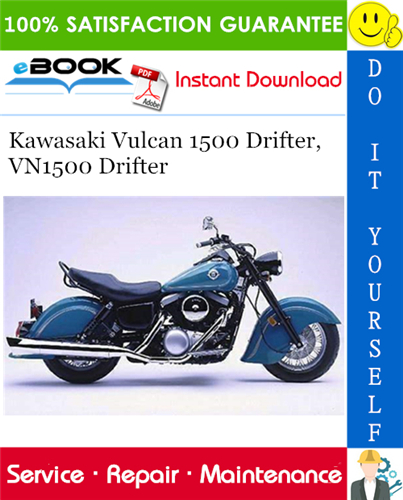 Thumbnail ☆☆ Best ☆☆ Kawasaki Vulcan 1500 Drifter, VN1500 Drifter Motorcycle Service Repair Manual