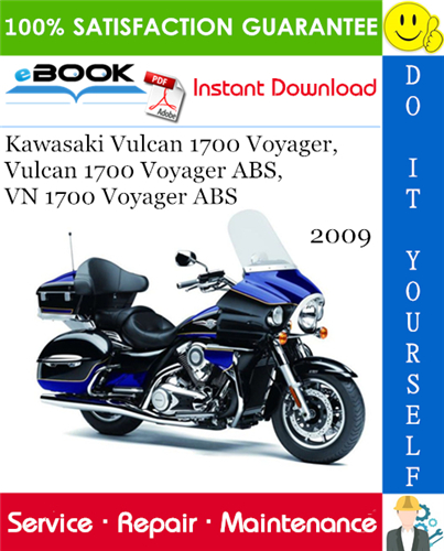 Thumbnail ☆☆ Best ☆☆ 2009 Kawasaki Vulcan 1700 Voyager, Vulcan 1700 Voyager ABS, VN 1700 Voyager ABS Motorcycle Service Repair Manual 