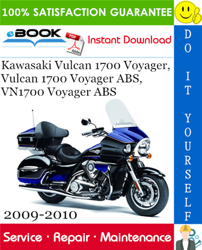Thumbnail ☆☆ Best ☆☆ Kawasaki Vulcan 1700 Voyager, Vulcan 1700 Voyager ABS, VN1700 Voyager ABS Motorcycle Service Repair Manual 2009-2010 Download