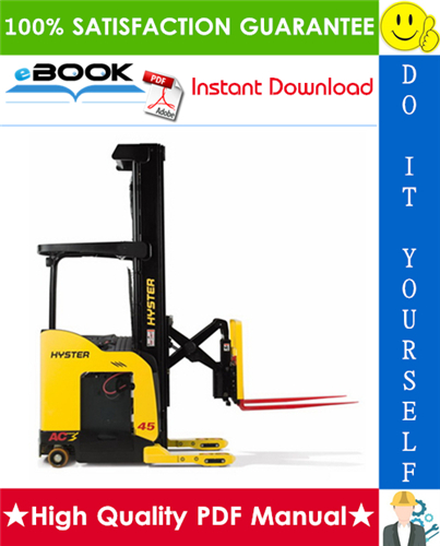 Thumbnail ☆☆ Best ☆☆ Hyster N30XMXDR, N45XMXR (A264) Electric Lift Trucks Service Repair Manual