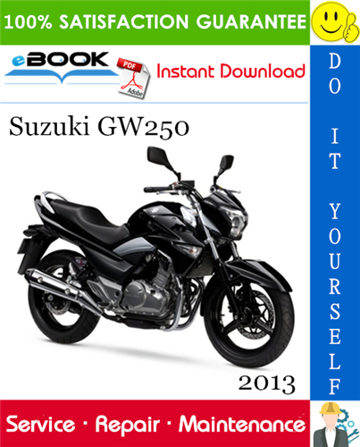 Thumbnail ☆☆ Best ☆☆ 2013 Suzuki GW250 Motorcycle Service Repair Manual 