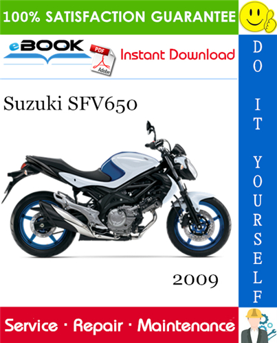 Thumbnail ☆☆ Best ☆☆ 2009 Suzuki SFV650 Motorcycle Service Repair Manual