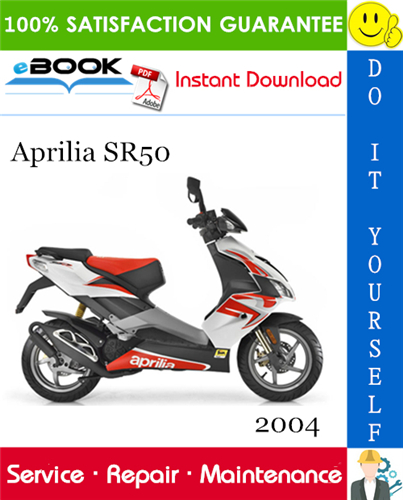 Thumbnail ☆☆ Best ☆☆ 2004 Aprilia SR50 Motorcycle Service Repair Manual 