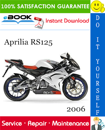 Thumbnail ☆☆ Best ☆☆ 2006 Aprilia RS125 Motorcycle Service Repair Manual 