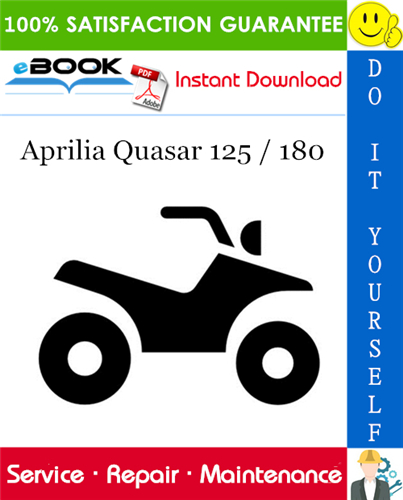 Thumbnail ☆☆ Best ☆☆ Aprilia Quasar 125 / 180 ATV Service Repair Manual 