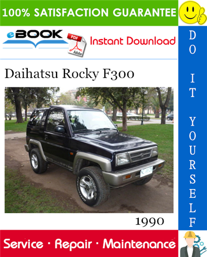 Thumbnail ☆☆ Best ☆☆ 1990 Daihatsu Rocky F300 Service Repair Manual Thumbnail ☆☆ Best ☆☆ 1990 Daihatsu Rocky F300 Service Repair Manual