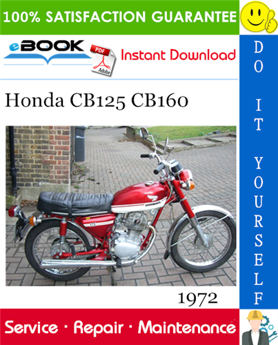 Thumbnail ☆☆ Best ☆☆ 1972 Honda CB125 CB160 Motorcycle Service Repair Manual Thumbnail ☆☆ Best ☆☆ 1972 Honda CB125 CB160 Motorcycle Service Repair Manual