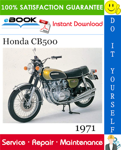 Thumbnail ☆☆ Best ☆☆ 1971 Honda CB500 Motorcycle Service Repair Manual