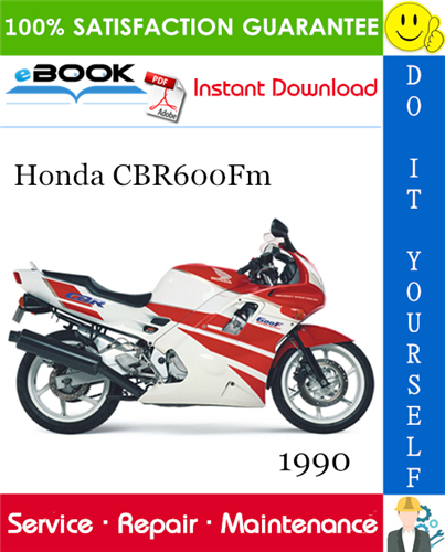 Thumbnail ☆☆ Best ☆☆ 1990 Honda CBR600Fm Motorcycle Service Repair Manual 