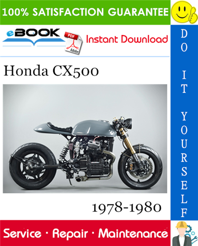 Thumbnail ☆☆ Best ☆☆ Honda CX500 Motorcycle Service Repair Manual 1978-1980 Download