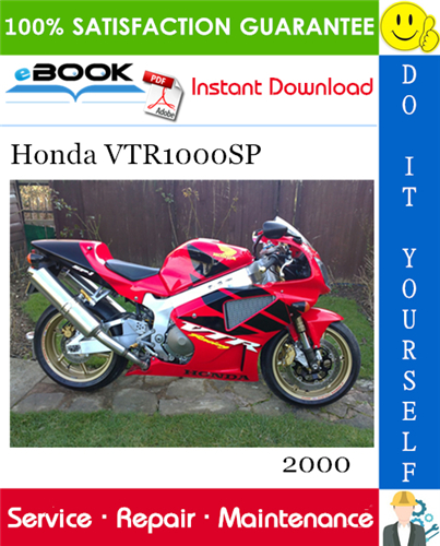 Thumbnail ☆☆ Best ☆☆ 2000 Honda VTR1000SP Motorcycle Service Repair Manual
