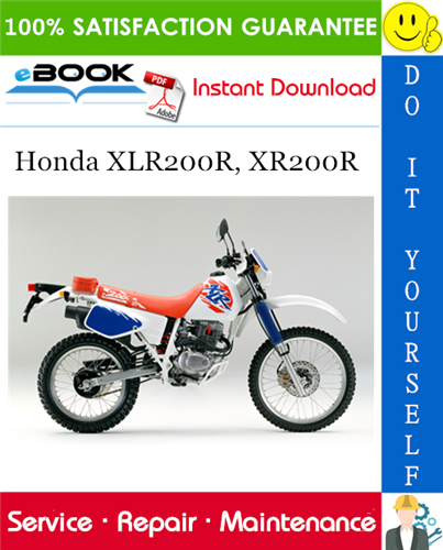 Thumbnail ☆☆ Best ☆☆ Honda XLR200R, XR200R Motorcycle Service Repair Manual 