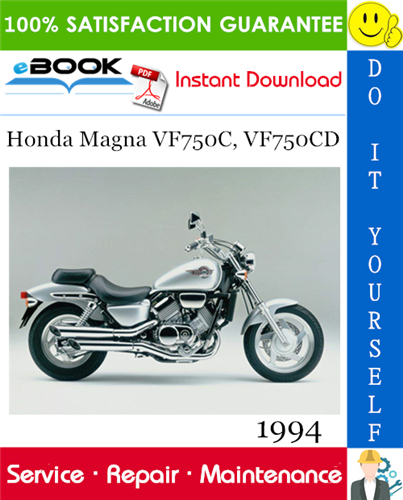 Thumbnail ☆☆ Best ☆☆ 1994 Honda Magna VF750C, VF750CD Motorcycle Service Repair Manual 