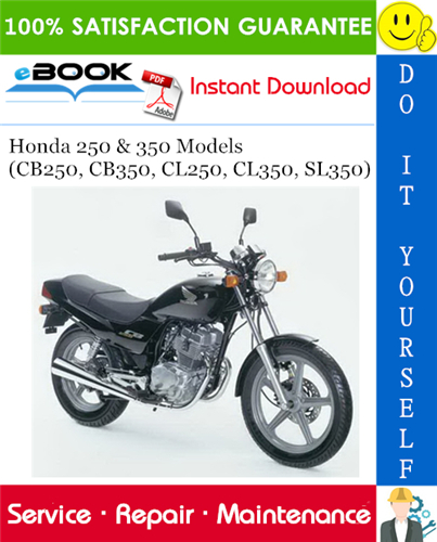Thumbnail ☆☆ Best ☆☆ Honda 250 & 350 Models (CB250, CB350, CL250, CL350, SL350) Motorcycle Service Repair Manual 