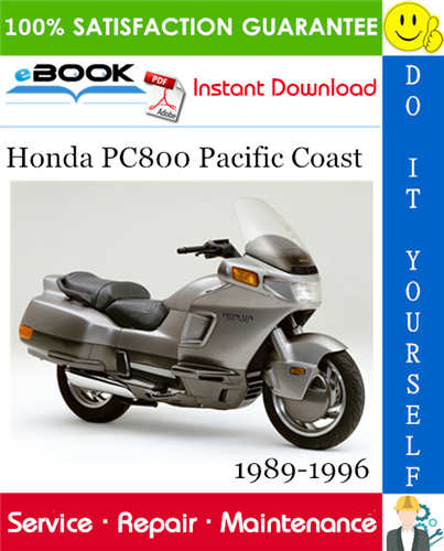 Thumbnail ☆☆ Best ☆☆ Honda PC800 Pacific Coast Motorcycle Service Repair Manual 1989-1996 Download