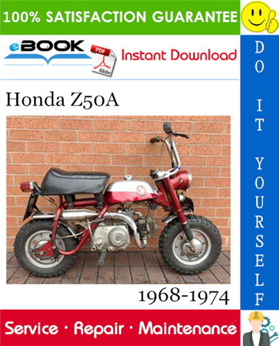 Thumbnail ☆☆ Best ☆☆ Honda Z50A Motorcycle Service Repair Manual 1968-1974 Download