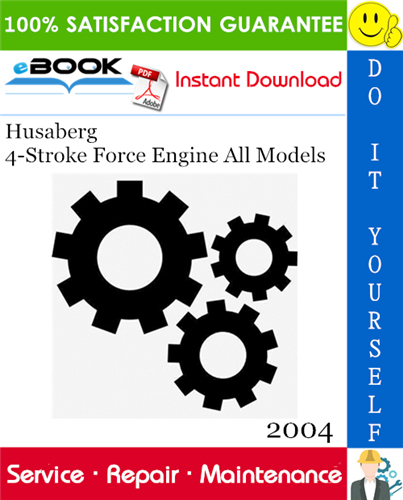Thumbnail ☆☆ Best ☆☆ 2004 Husaberg 4-Stroke Force Engine All Models Service Repair Manual 