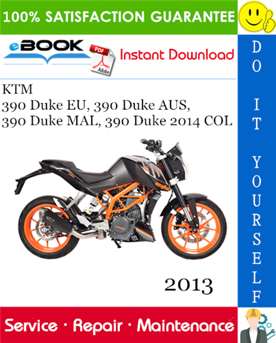 Thumbnail ☆☆ Best ☆☆ 2013 KTM 390 Duke EU, 390 Duke AUS, 390 Duke MAL, 390 Duke 2014 COL Motorcycle Service Repair Manual 