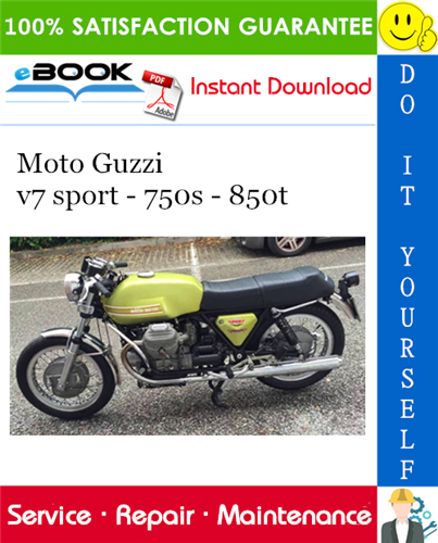 Thumbnail ☆☆ Best ☆☆ Moto Guzzi v7 sport - 750s - 850t Motorcycle Service Repair Manual Thumbnail ☆☆ Best ☆☆ Moto Guzzi v7 sport - 750s - 850t Motorcycle Service Repair Manual