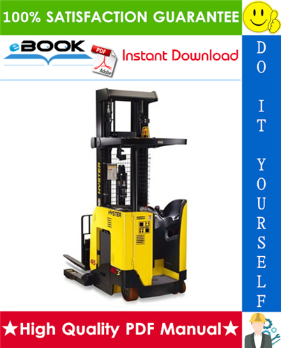 Thumbnail ☆☆ Best ☆☆ Hyster N35ZR2, N40ZR2, N30ZDR2 (E470) Reach Truck Forklifts Service Repair Manual