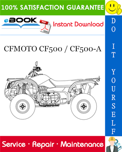 Thumbnail ☆☆ Best ☆☆ CFMOTO CF500 / CF500-A ATV Service Repair Manual