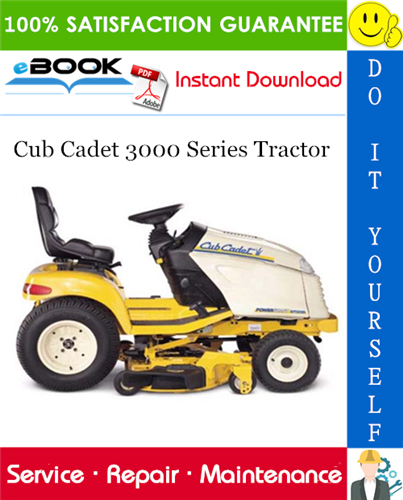 Thumbnail ☆☆ Best ☆☆ Cub Cadet 3000 Series Tractor Service Repair Manual
