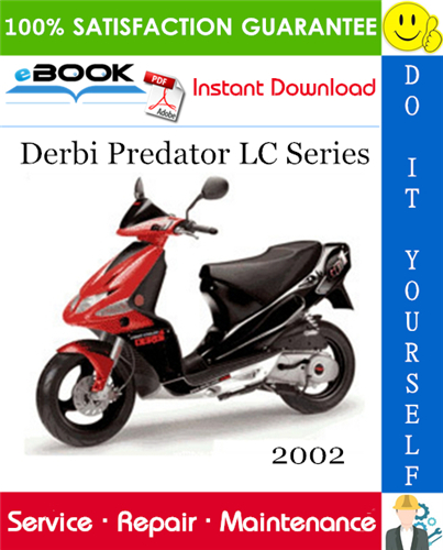 Thumbnail ☆☆ Best ☆☆ 2002 Derbi Predator LC Series Scooter Service Repair Manual 