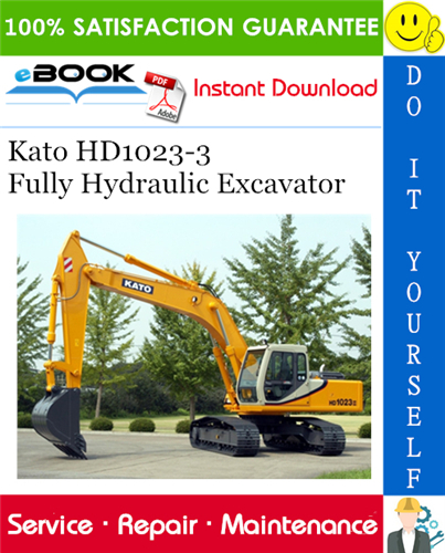 Thumbnail ☆☆ Best ☆☆ Kato HD1023-3 Fully Hydraulic Excavator Service Repair Manual