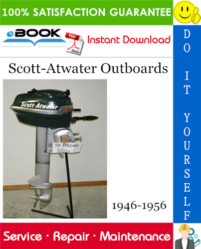 Thumbnail ☆☆ Best ☆☆ Scott-Atwater Outboards Service Repair Manual 1946-1956 Download