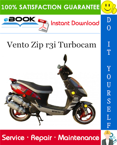 Thumbnail ☆☆ Best ☆☆ Vento Zip r3i Turbocam Scooter Service Repair Manual