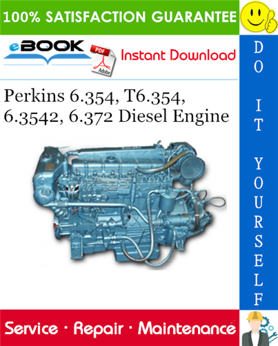 Thumbnail ☆☆ Best ☆☆ Perkins 6.354, T6.354, 6.3542, 6.372 Diesel Engine Service Repair Manual 