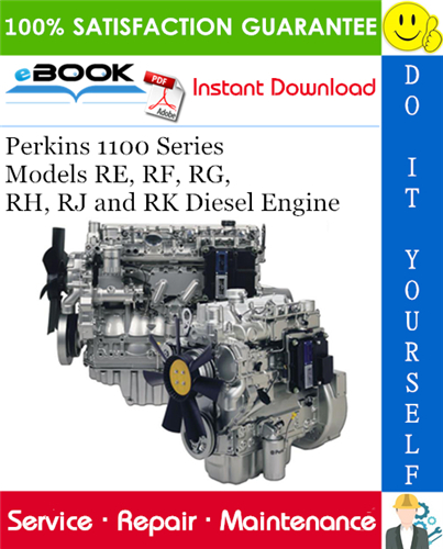 Thumbnail ☆☆ Best ☆☆ Perkins 1100 Series Models RE, RF, RG, RH, RJ and RK Diesel Engine Service Repair Manual 