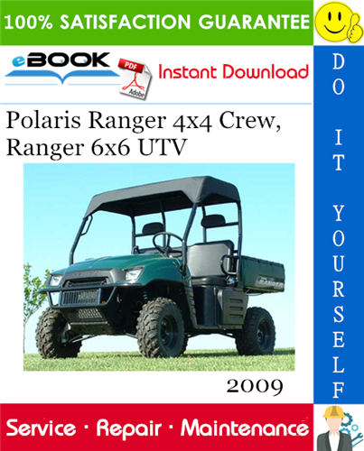 Thumbnail ☆☆ Best ☆☆ 2009 Polaris Ranger 4x4 Crew, Ranger 6x6 UTV Service Repair Manual Thumbnail ☆☆ Best ☆☆ 2009 Polaris Ranger 4x4 Crew, Ranger 6x6 UTV Service Repair Manual