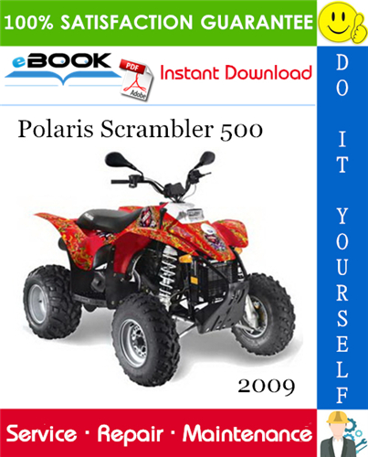 Thumbnail ☆☆ Best ☆☆ 2009 Polaris Scrambler 500 ATV Service Repair Manual 