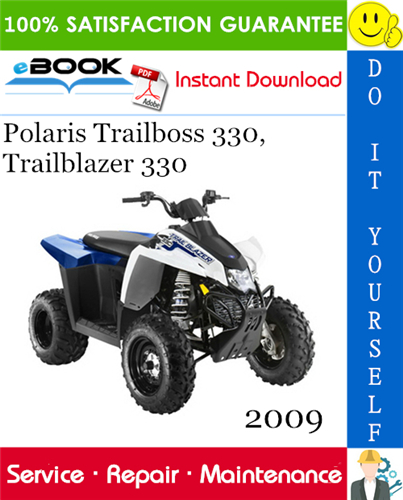 Thumbnail ☆☆ Best ☆☆ 2009 Polaris Trailboss 330, Trailblazer 330 ATV Service Repair Manual 