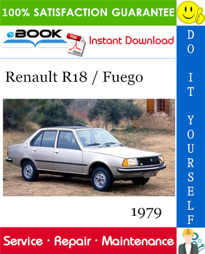 Thumbnail ☆☆ Best ☆☆ 1979 Renault R18 / Fuego Service Repair Manual 
